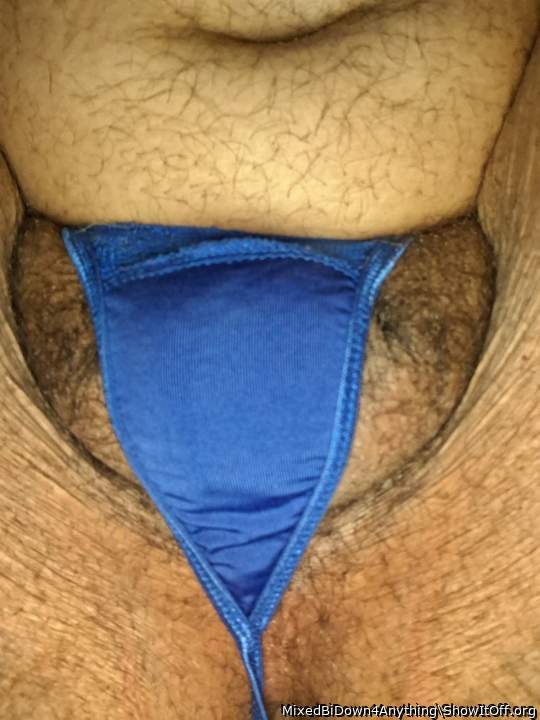 Tiny cock in sexy blue panties pleas come fuck me!