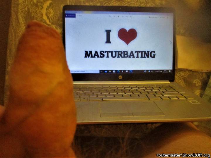 I love masturbating