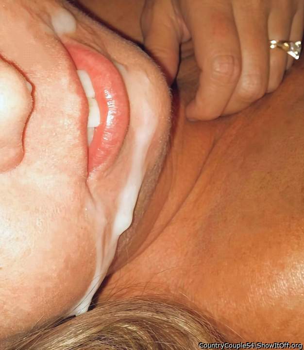 Not just some cum. A lotta cum! 