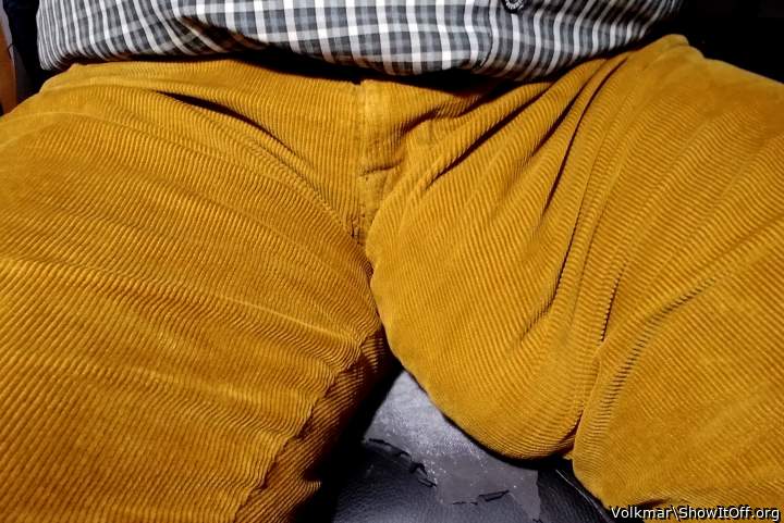 Golden Corduroy Bulge 1