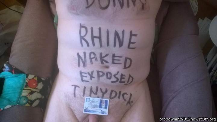 donny rhine naked and exposed