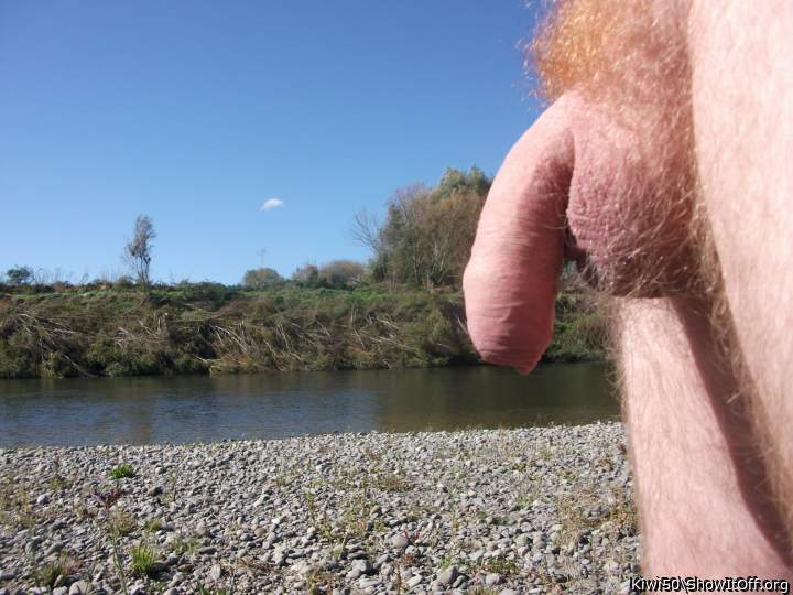 Down by the river side.