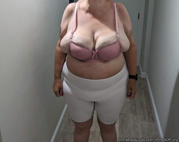 I`m very top heavy in front, luckily I have  a counterbalance on my back side