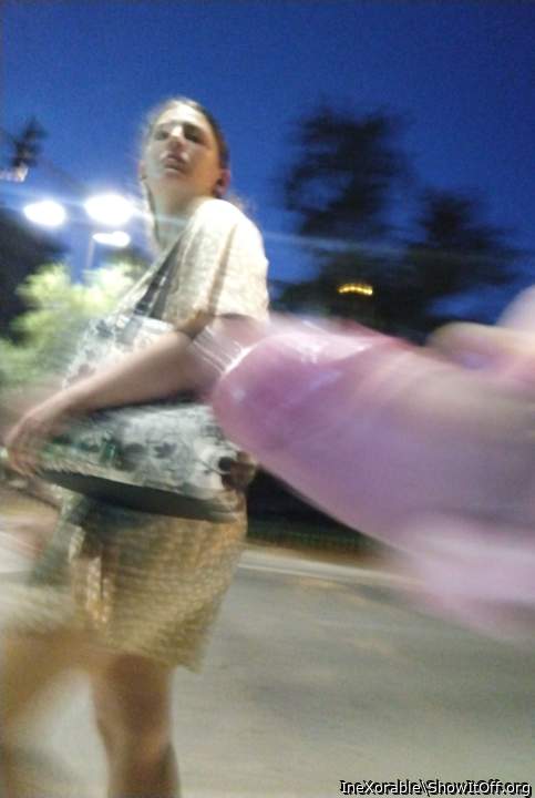 Public masturbation in front of teen