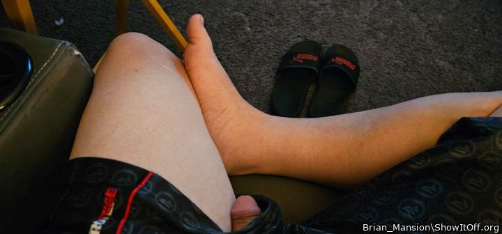 How about a lil cock and foot?