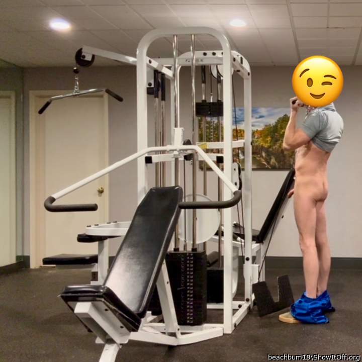 Hotel fitness room fun