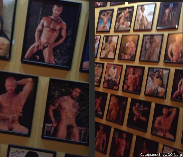 I miss looking at the porn stars pix on the wall Nob Hill Theater