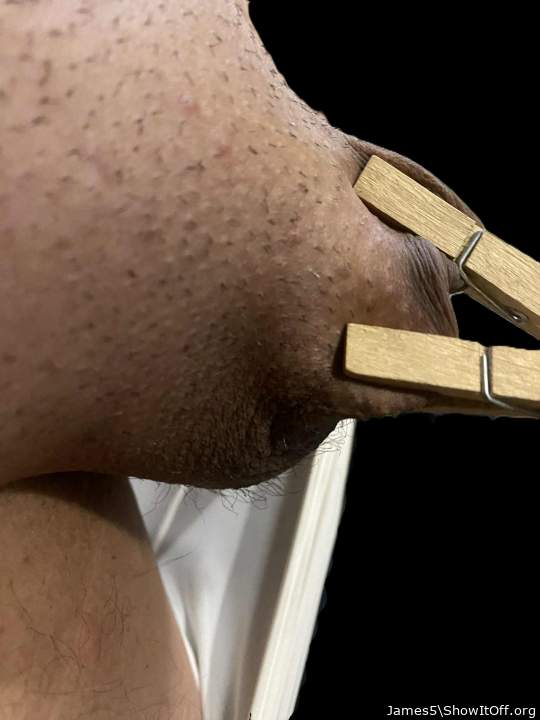 The pegs aren't strong enough to hold my cock back when I get erect.