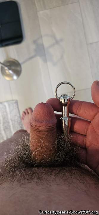 16mm plug that's going to fit inside me.......