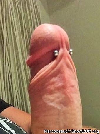 I love how my piercing looks at the base of my head.